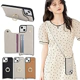 iPhone 14 ケース アイホン iPhone 14 ケース 手帳型 ショルダー 調節可能 クロスボディ スマホケース アイフォン14 カード 入れ 背面 360°回転リング アイフォン耐衝撃 軽量 iphone 14 ケース マグネット式 iphone14 手帳 アイフォン14 ケース iphone14 case カバー 肩がけ 首掛け 斜め掛け ストラップ付き ショルダーケース
