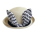 ルテンズ（Lutents ）帽子 ストローハット　子供 可愛い 　帽子円周５１ｃｍ　コーデ アクセント キュート 上品　春夏　旅行　UVカット　プレゼント