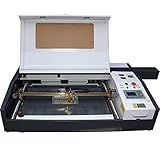 テンハイTEN-HIGH CO2レーザー彫刻機DIY加工機 400mm*600mm 40W50W60W 110V 非金属対応 電動昇降付き USBケーブル接続可 オフラインバージョン (40W)