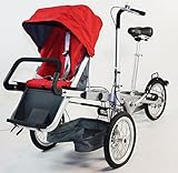 折りたたみ自転車3ホイールベビーカーバイクキャリアPushchairジョギング自転車母& baby. rideonecar