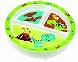 Sugarbooger Divided Suction Plate Prehistoric Pals for 3 Months (Green)