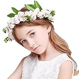 Beito ヘッドドレス フラワーガールに変身 可愛い 子供用髪飾り ヘアアクセサリー 花冠 花かんむり フラワーヘアバンド キッズ 女の子 ヘッドドレス 結婚式 発表会 披露宴 2次会 ウェディング
