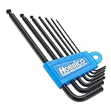 Hobbicoボールチップ六角LレンチMetセット、7ピース