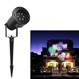 Excelvan LED Landscape Projector Light (with Love Heart Moves Automatically for Indoor/Outdoor Garde
