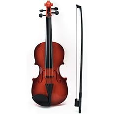 Amazon Toymytoy バイオリンおもちゃ 音楽おもちゃ かわいい バイオリン用 子供 音楽学習 誕生日プレゼント 写真撮影用 音楽勉強 幼稚園教育用 色ランダム オルゴール おもちゃ