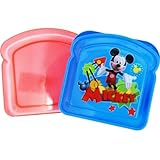 ディズニー ミッキーマウス サンドイッチコンテナ お弁当箱 ・ランチボックス 【19435】