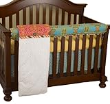 Cotton Tale Designs Front Crib Rail Cover Up Set, Gypsy by Cotton Tale Designs