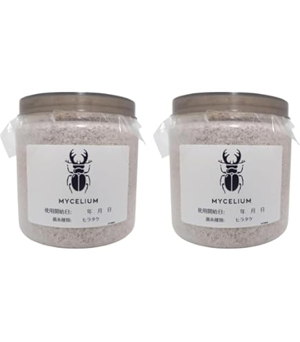 Amazon.co.jp: 菌糸ビン 1400cc ヒラタケ 二次発菌 クリアボトル 成長