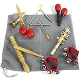 kilofly Kids Mini Band Musical Instruments Rhythm Toys Value Pack [Set of 11] [並行輸入品]