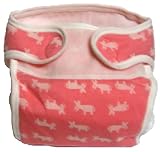 おむつカバー抜染ロバプリントピンク50cm