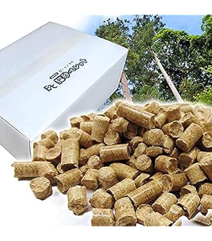 Amazon | 猫砂 木質ペレット 20kg 33リットル ネコ砂 代用品 | Gelne