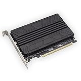 waves M.2 SSD 4スロット拡張ボード PCIe 4.0 x 16 (ヒートシンクあり)