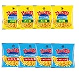 湖池屋スティックポテト（じゃがいもと塩・のり塩）8個セット（小袋食べきりサイズ）おかしのマーチ