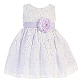 Swea Pea & Lilli Baby Girlsライラック花柄チュールAdorned Easterドレス6 – 24 m カラー: パープル