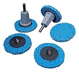 NORTON ブルーファイヤーTM 3D 不織布ディスク クイックチェンジ 2QC50VT3DM1 (10個入り)