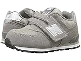 [ニューバランス] New Balance Kids ガールズ KG574 (Infant/Toddler) ベビーシューズ Grey 2 Infant(9cm) - W [並行輸入品]