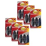 3 MコマンドフックDesignerフックブラックM 6 Packs of 2