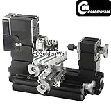 CGOLDENWALL TZ20002MR 60Ｗ 12000ｒ/min金属旋盤 ミニ旋盤 卓上作業機械 卓上工作機械 子供や学生のための最高の贈り物 木工 DIY DIYツール 木製プラスチック、軟