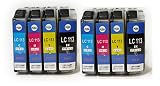 ZAZ LC113-4PK 2セット ICチップ付き BROTHER 互換インク 残量表示可能 LC113BK LC113C LC113M LC113Y MFC-J4910CDW MFC-J4810DN MFC-J4510N DCP-J4215N DCP-J4210N MFC-J6975CDW MFC-J6970CDW MFC-J6770CDW MFC-J6570CDW（Y-2）