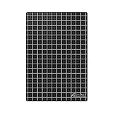 共栄プラスチック 下敷 ライティングマット B6 黒 方眼 WMS-B6-BL