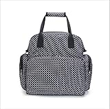 ファッション ベビーおむつ　ボトル　収納　 高機能 多機能 ミイラバッグ　リュックサック　防水　バッグ　マザーズバッグ (黒)