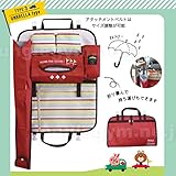 デコレ(decole)傘ホルダー付きおでかけポケット:レッド