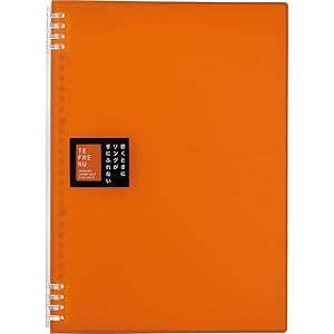 キングジム リングノート テフレーヌ A4 オレンジ 9856TTEオレ