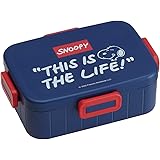 スケーター(Skater) 弁当箱 900ml 大容量 4点ロック 抗菌 スヌーピー ネイビー YZFL9AG-A