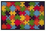 Fun Rugs Fun Time Jigsaw Puzzle Novelty Rug, 51 x 78" [並行輸入品]