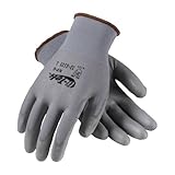 g-tek NPG 33-g125 / XLシームレスニットナイロングローブポリウレタンコーティングSmooth Grip on手のひらと指by g-tek NPG