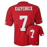Colin Kaepernick San Francisco 49ers # 7 NFL幼児用ミッドティアチームジャージーレッド