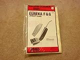 Vacuum Cleaner Bags Eureka F & G Upright Cleaners 2.8ly