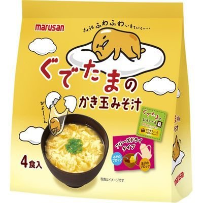 マルサンアイ マルサン ぐでたまのかき玉みそ汁 4食入 E495240H