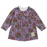 SCHNEE(スネー) 天竺花柄長袖Tシャツ 130cm/パープル NO.F-641405