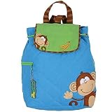 Monkey Quilted Backpack from Stephen Joseph [並行輸入品]