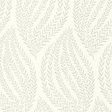 Kenneth James 671-68501 Calix Sienna Leaf Wallpaper, Platinum [並行輸入品]