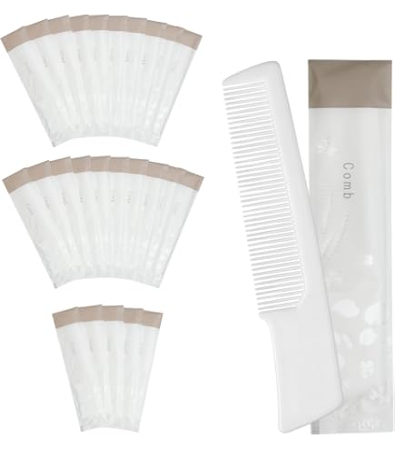 Amazon | 【高級ホテル御用達】 コーム ヘアブラシ 使い捨て 個包装
