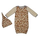 Domybest　ベビースリーパー＋帽子　2点セット 長袖カバーオール 新生児ツーウェイオール　寝袋 スリーピングバッグ　綿　男の子　女の子 子供 赤ちゃんボディースーツ　春　夏　秋　出産祝い (10