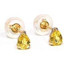 Amazon.co.jp: イエロー サファイア イエロー ゴールド K10 10k 10金