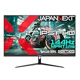JAPANNEXT 27インチ IPSパネル搭載 144Hz/1ms(MPRT)対応 フルHD(1920x1080)解像度 ゲーミングモニター JN-IPS27G144F HDMI DP sRGB:99% HDR400相当 PS5 フルHD:120Hz 【2年保証】