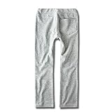 ストレッチパンツ レギンスパンツ キッズ ベビー 80 90 95 ロング パンツ カラー レギパン (95, 09杢グレー)