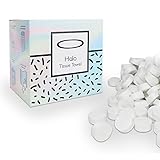 Compressed Coin Tissue 500pcs Box: Travel Face & Body Cleansing Tissues for Gym Car Office or Campin