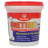 (1 Pint) - Red Devil 0548 OneTime Spackling Compound-ONETIME LTWGHT SPACKLING