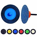 Walter Twist Topcut Quick Change Metal Surface Finishing Sanding Disc, 3' Diameter, Grit 36, Black (