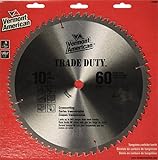 Vermont American 27200 5/8-Inch Arbor 10-Inch 60 Tooth Carbide Trade Duty Circular Saw Blade [並行輸入品]