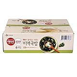 [CJ] インスタントワカメスープご飯 (クッパ) 6個セット/ レンジクッパワカメスープ味/韓国食品 / レトルト食品（海外直送）