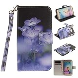 Samsung Galaxy S6 Edge 手帳型 ケース Zeebox 高品質 保護カバー 財布型ケース カード収納ホルダー スタンド機能 マグネット式 ストラップ付き Samsung Galax