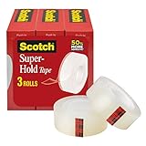 3M スコッチ テープ スーパーホールドテープ 透明テープ 詰替 19mm×16m 小巻 3巻 700K3