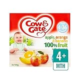 リンゴ、オレンジ＆バナナフルーツポット4×100グラム (Cow & Gate) - Cow & Gate Apple Orange & Banana Fruit Pots 4 x 100g [並行輸