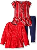 Nautica PANTS ベビー・ガールズ カラー: レッド